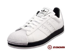 ADIDAS SUPERSTAR II WHITE/BLACK �C�O����J���[
