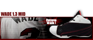 Converse Wade 1.3 Mid Black/White/Red 1Z287