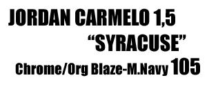 Air Jordan Carmelo 1.5 "Syracuse Edition"