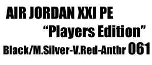 Air Jordan XXI 21 PE "Players Edition" 061