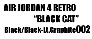 Air Jordan 4 Retro 002 Blackcat