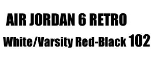 Air Jordan 6 Retro 102