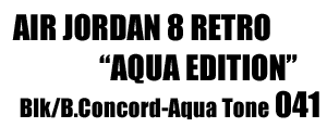 Air Jordan 8 Retro "Aqua Edition" 041