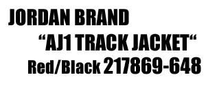 Jordan Brand "Air Jordan 1 Track Jkt" 648