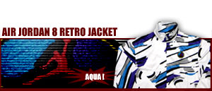 Jordan Brand "Air Jordan 8 Aqua Retro Jkt" 100