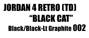 Air Jordan 4 Retro 002 Blackcat