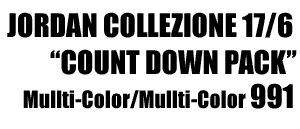 Jordan Collezione 17/6 "Count Down" 991 