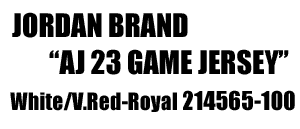 Jordan Brand "Jordan 23 Game Jersey"100