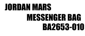 Joradn Mars Messenger Bag Ba2653-010