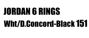 Jordan 6 Rings "Concord" 151