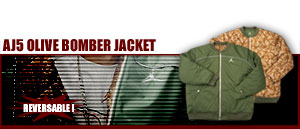 AJ5 Olive Bomber Jkt