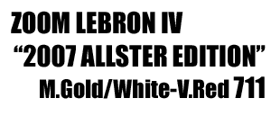 Zoom LeBRON IV "07 Vegas Allstar Edition" 711
