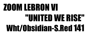 Zoom LeBron VI "United We Rise Edition" 141