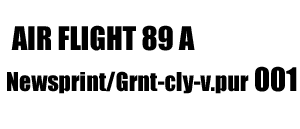 Air Flight 89 A 001
