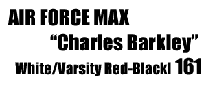 Air Force Max "Charles Barkley Signature" 161