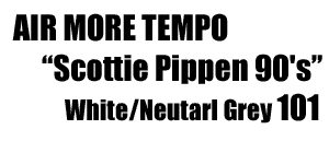 Air More Tempo Scottie Pippen Signature 101