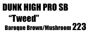 Dunk High Pro SB Tweed (Sherlock Holmes)
