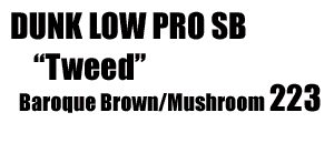 Dunk Low Pro SB Tweed (Sherlock Holmes)