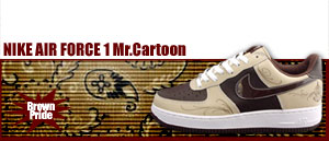 Nike Air Force 1 Mr.Cartoon Brown Pride