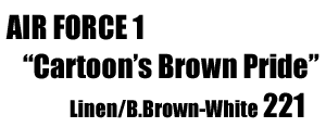Nike Air Force 1 Mr.Cartoon Brown Pride